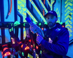 Marty Drummond is laser ready for the Laser Tag New Zealand Invitationals 2025 tournament at...